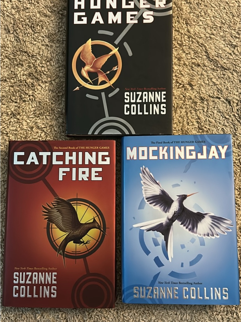 The Hunger Games Trilogy - Black, Red, Blue Book Set